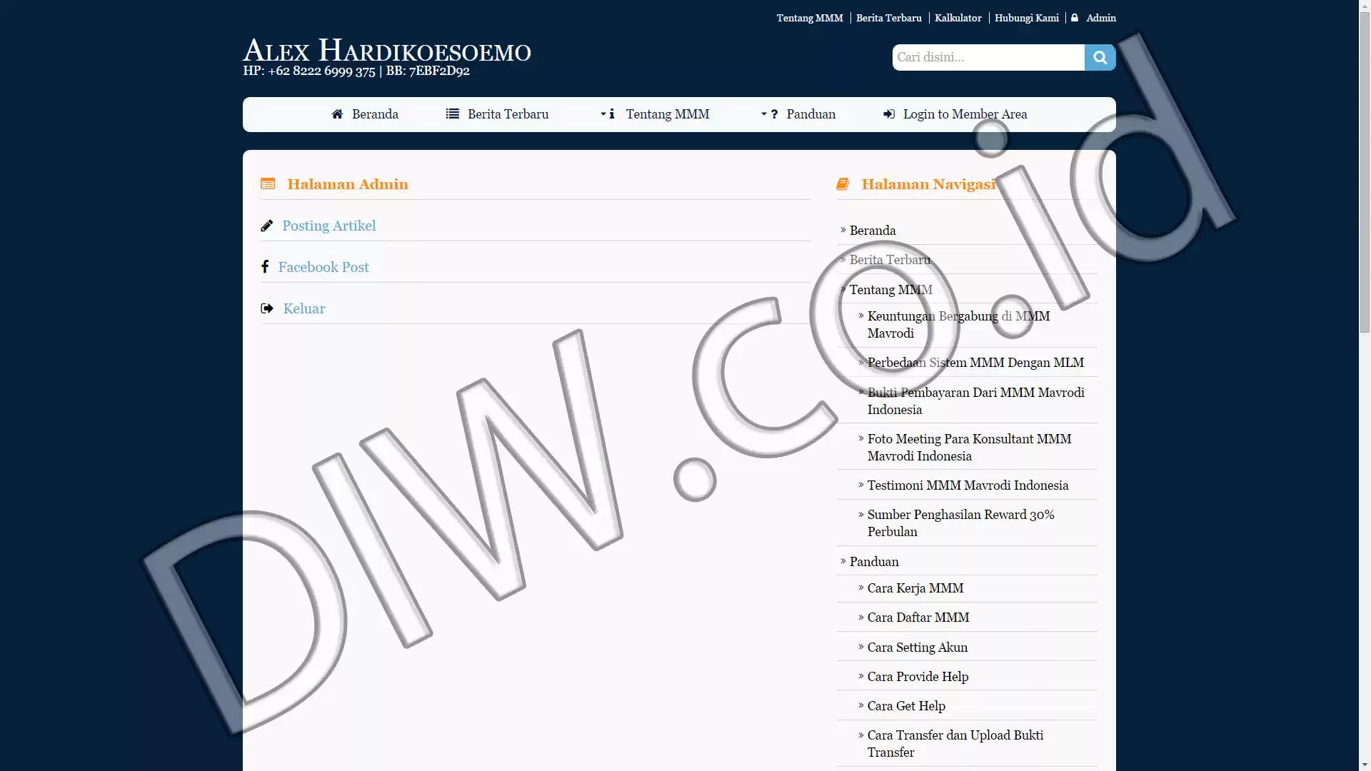Project Image - 35 - Andri Sunardi - Freelancer - Web Developer - CEO DIW.co.id