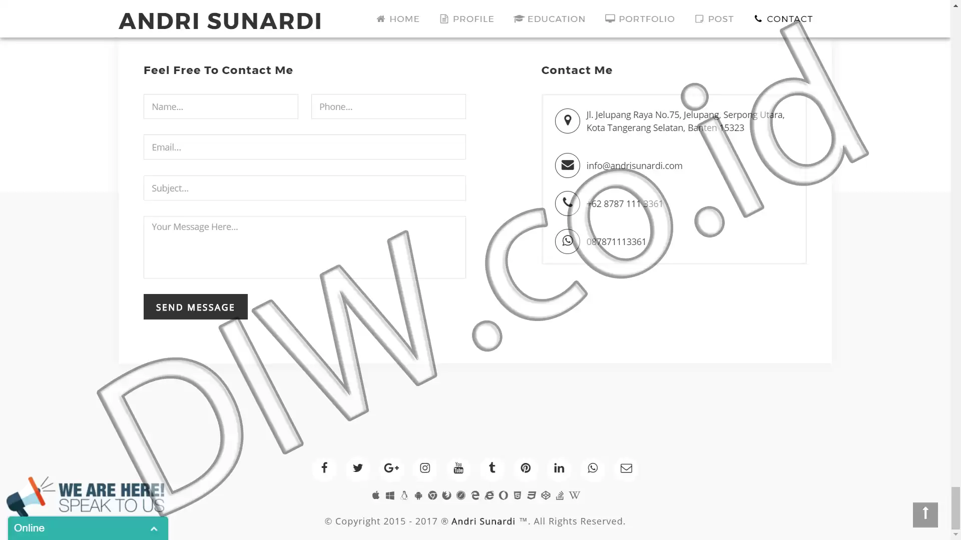 Project Image - 10 - Andri Sunardi - Freelancer - Web Developer - CEO DIW.co.id