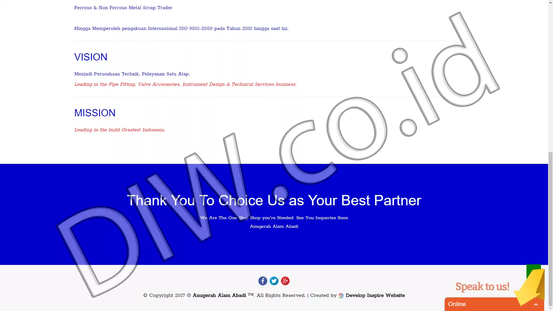 Project Image - 227 - Andri Sunardi - Freelancer - Web Developer - CEO DIW.co.id