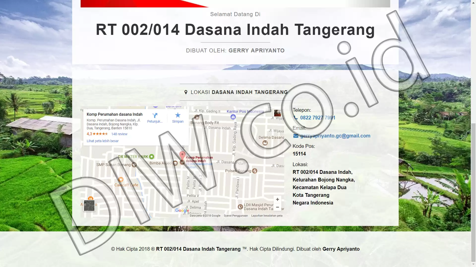 Project Image - 427 - Andri Sunardi - Freelancer - Web Developer - CEO DIW.co.id