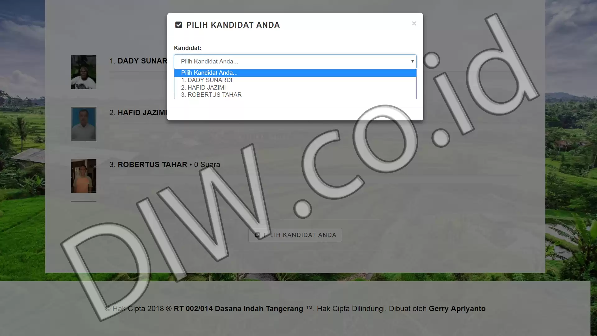 Project Image - 430 - Andri Sunardi - Freelancer - Web Developer - CEO DIW.co.id