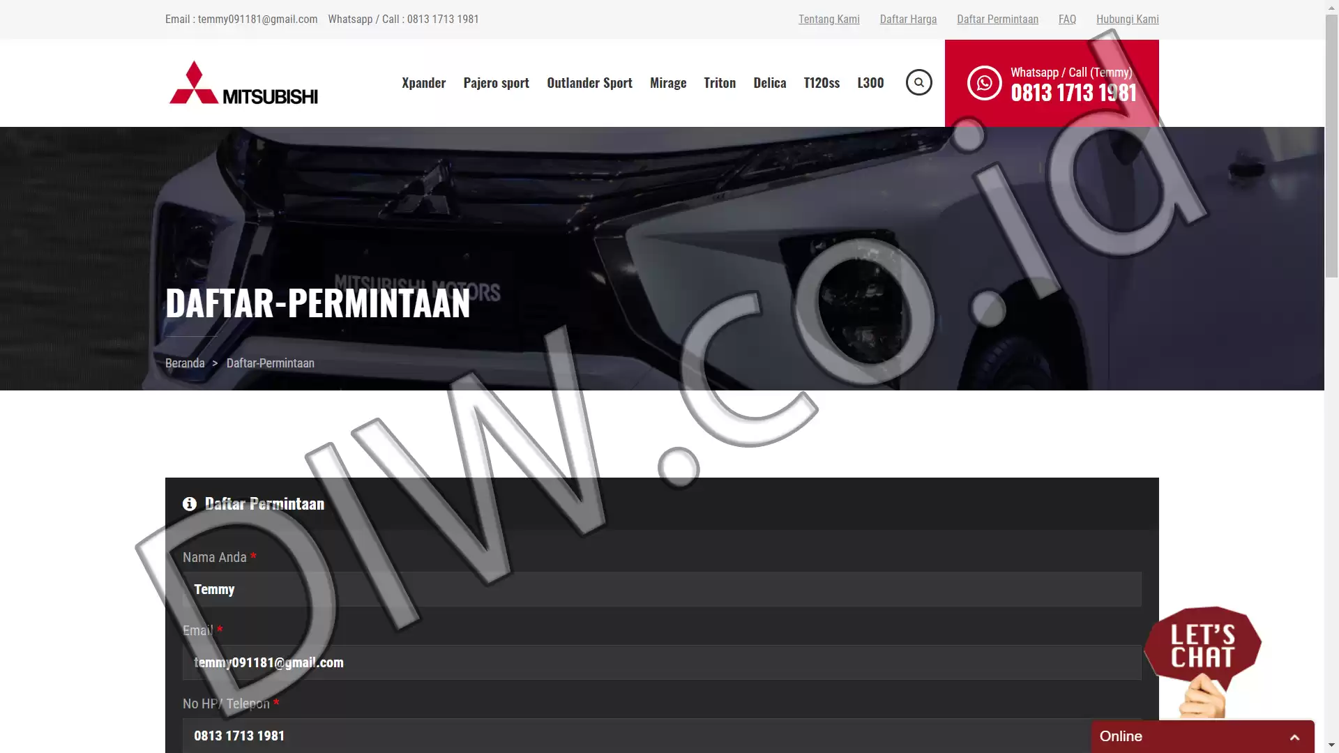 Project Image - 528 - Andri Sunardi - Freelancer - Web Developer - CEO DIW.co.id