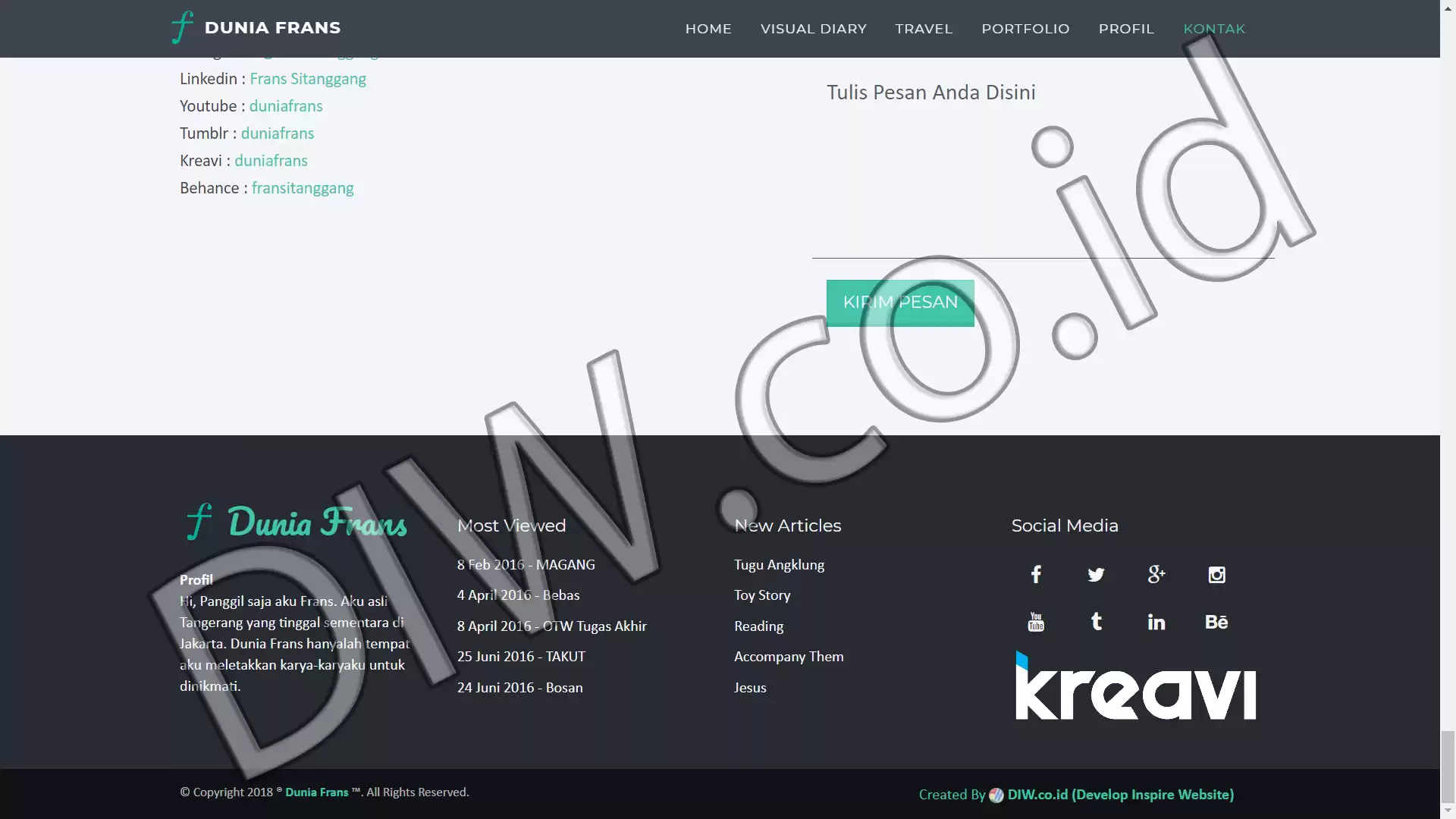 Project Image - 480 - Andri Sunardi - Freelancer - Web Developer - CEO DIW.co.id