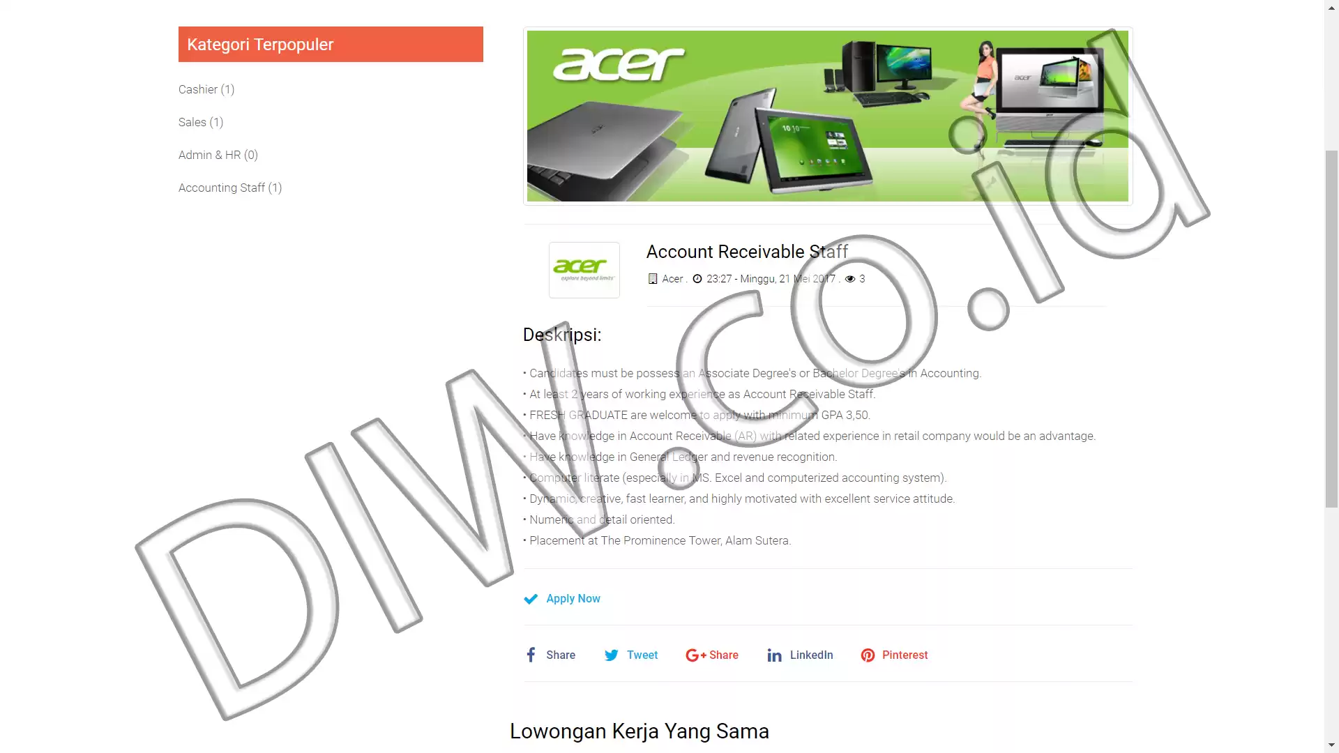 Project Image - 293 - Andri Sunardi - Freelancer - Web Developer - CEO DIW.co.id