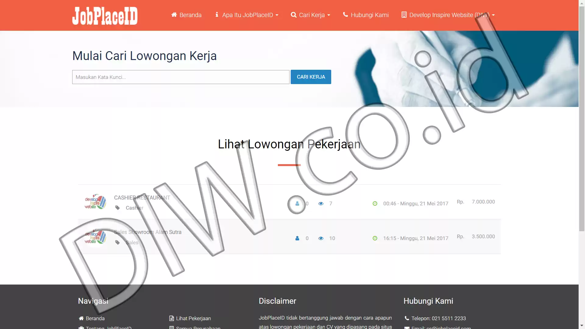 Project Image - 294 - Andri Sunardi - Freelancer - Web Developer - CEO DIW.co.id