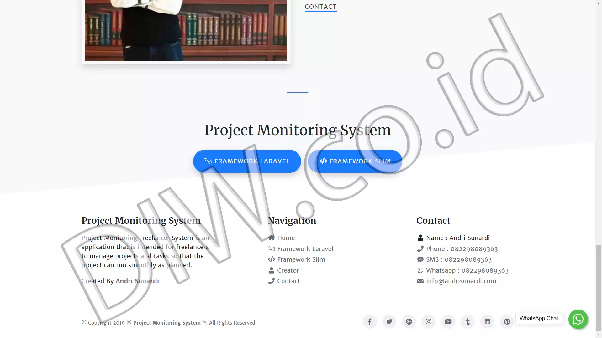 Project Image - 629 - Andri Sunardi - Freelancer - Web Developer - CEO DIW.co.id