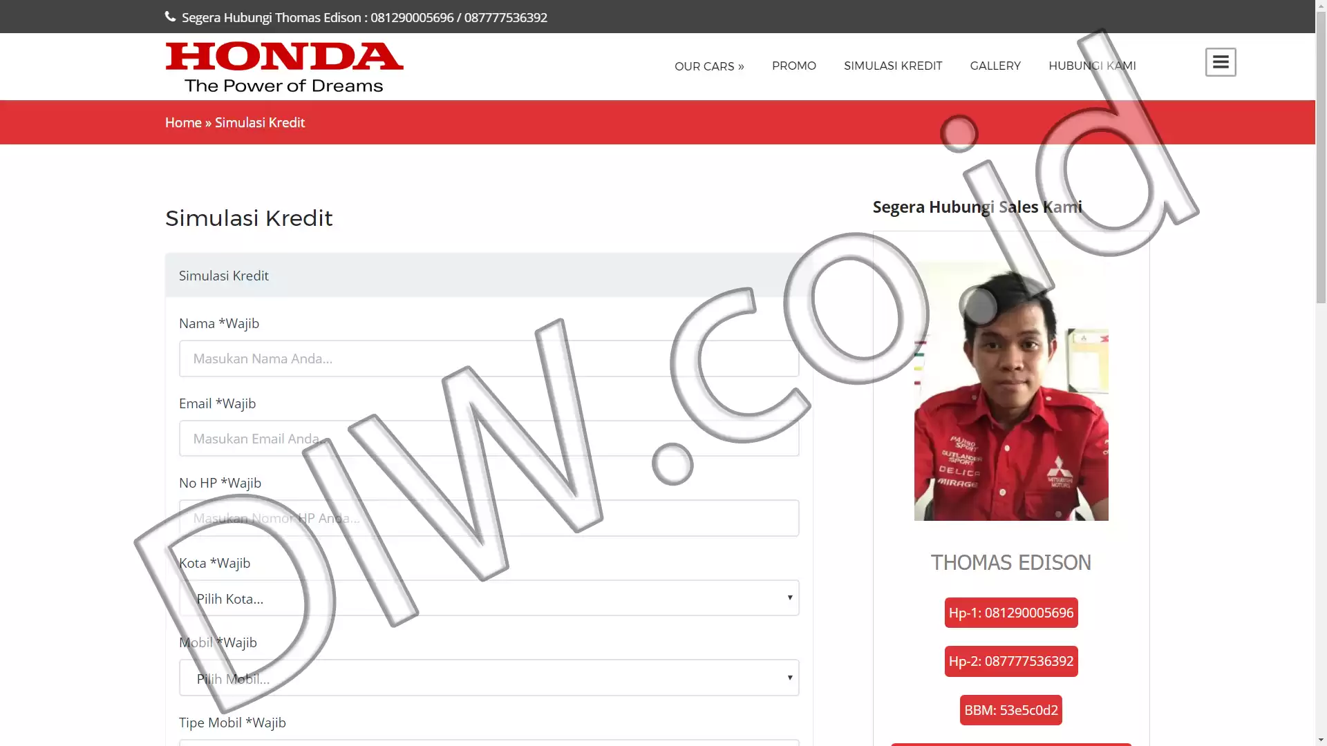 Project Image - 523 - Andri Sunardi - Freelancer - Web Developer - CEO DIW.co.id