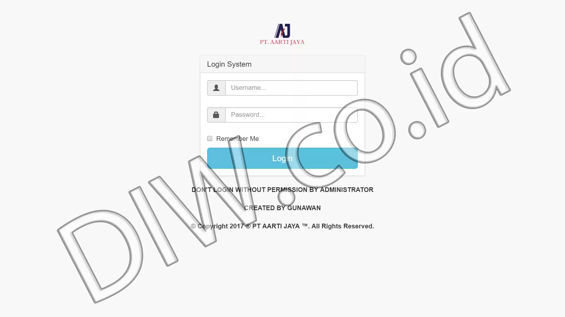 Project Image - 411 - Andri Sunardi - Freelancer - Web Developer - CEO DIW.co.id