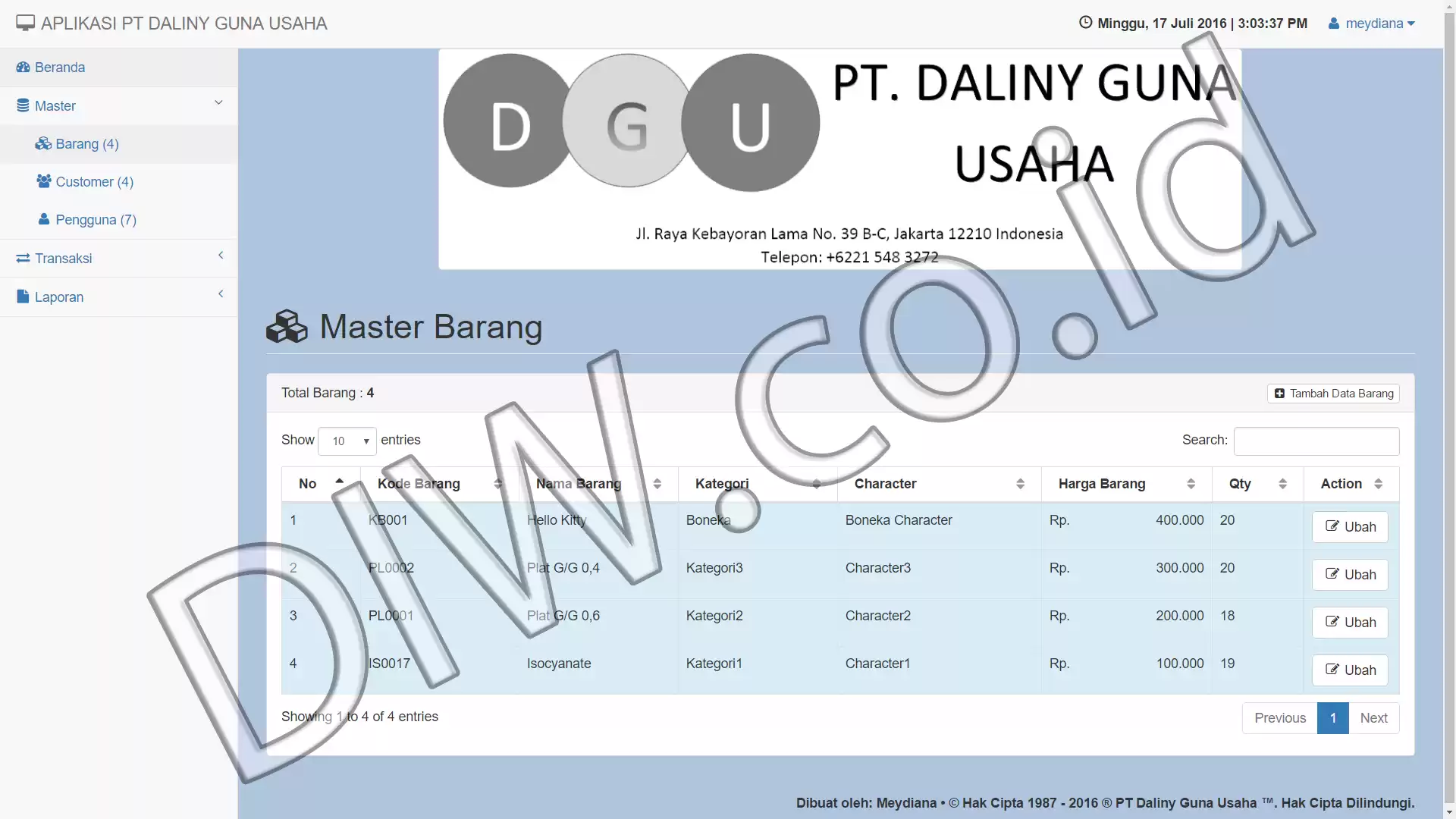 Project Image - 108 - Andri Sunardi - Freelancer - Web Developer - CEO DIW.co.id
