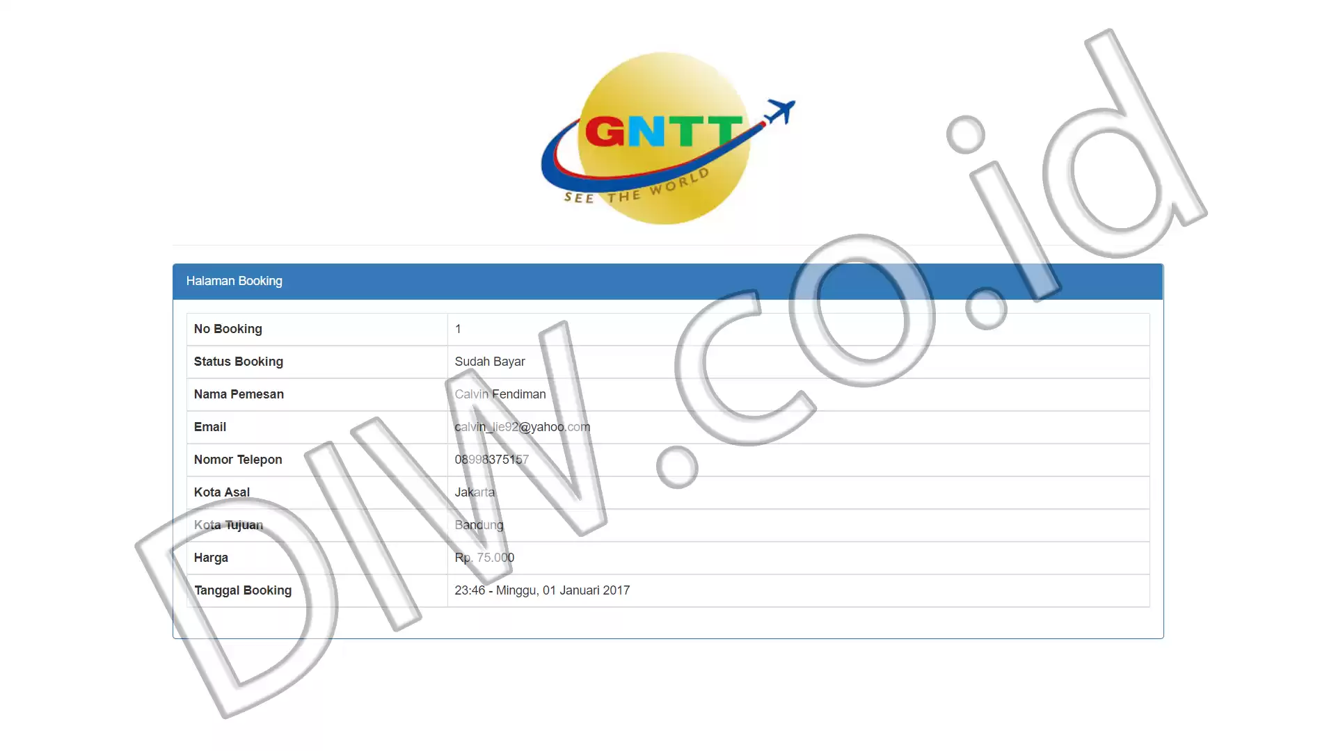 Project Image - 205 - Andri Sunardi - Freelancer - Web Developer - CEO DIW.co.id