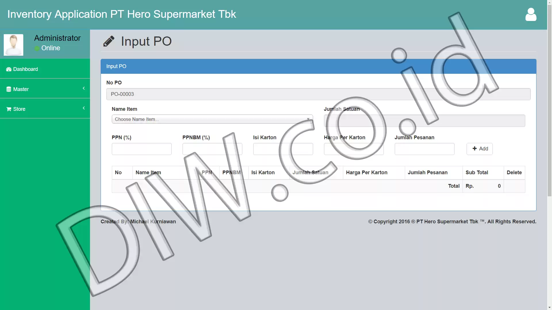 Project Image - 184 - Andri Sunardi - Freelancer - Web Developer - CEO DIW.co.id