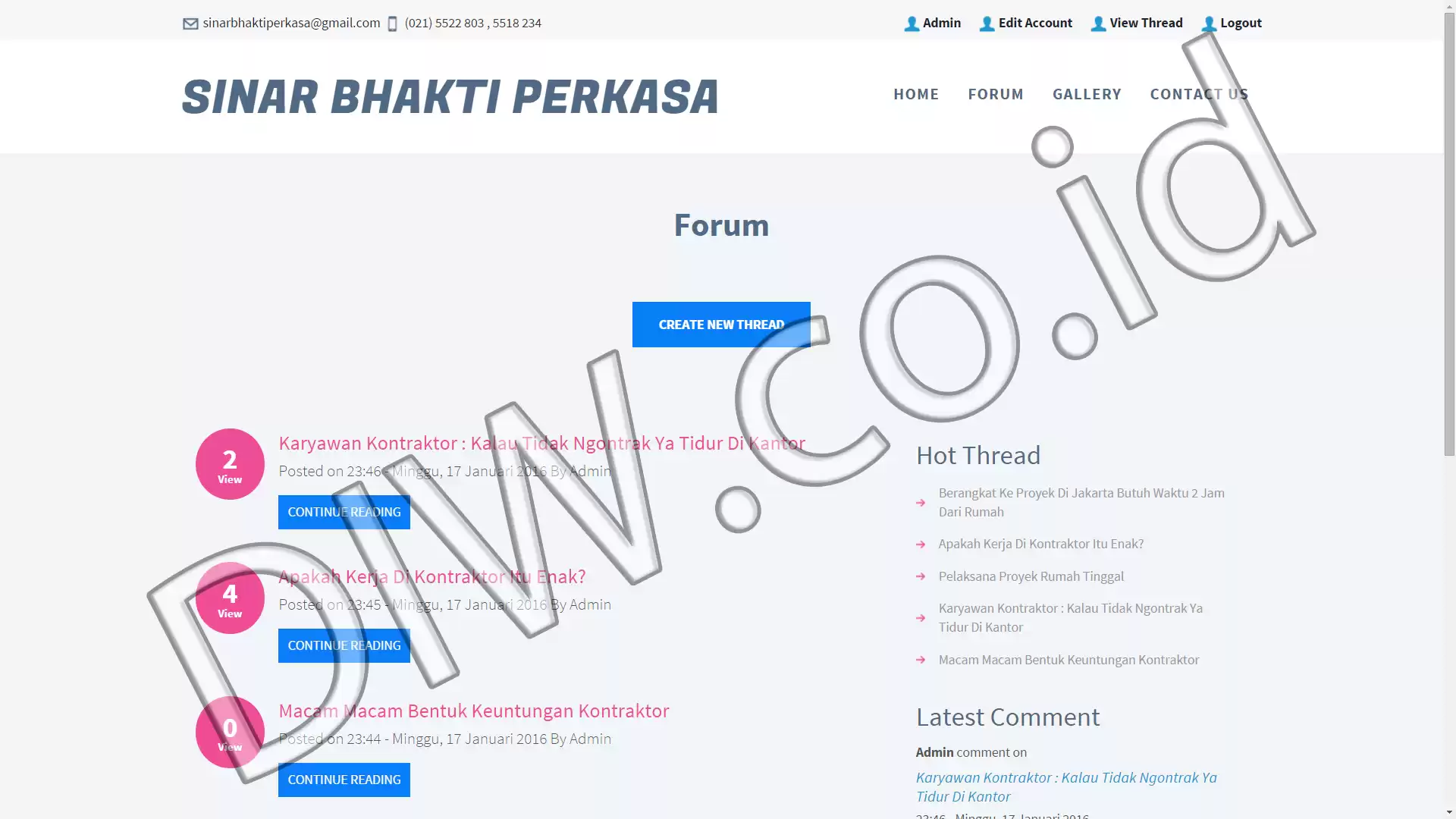Project Image - 67 - Andri Sunardi - Freelancer - Web Developer - CEO DIW.co.id