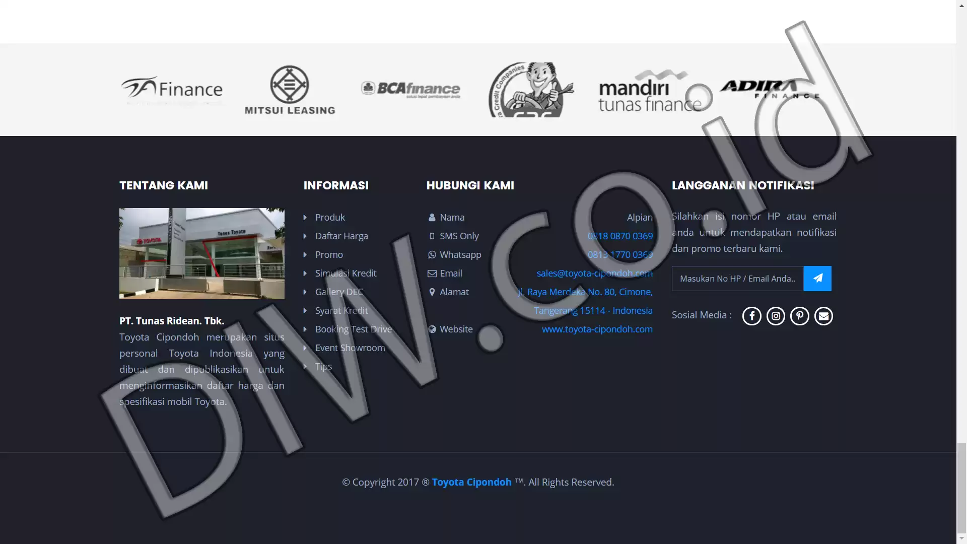 Project Image - 338 - Andri Sunardi - Freelancer - Web Developer - CEO DIW.co.id