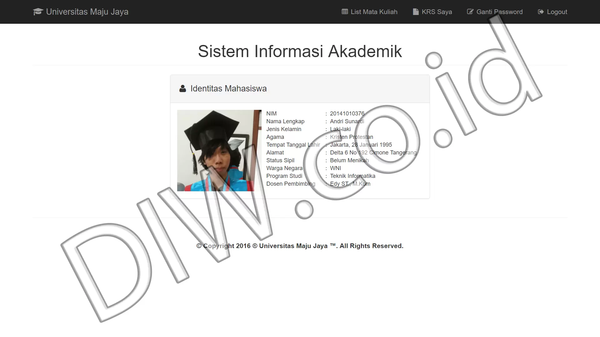 Project Image - 97 - Andri Sunardi - Freelancer - Web Developer - CEO DIW.co.id